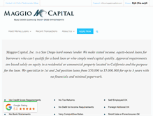 Tablet Screenshot of maggiocapital.com